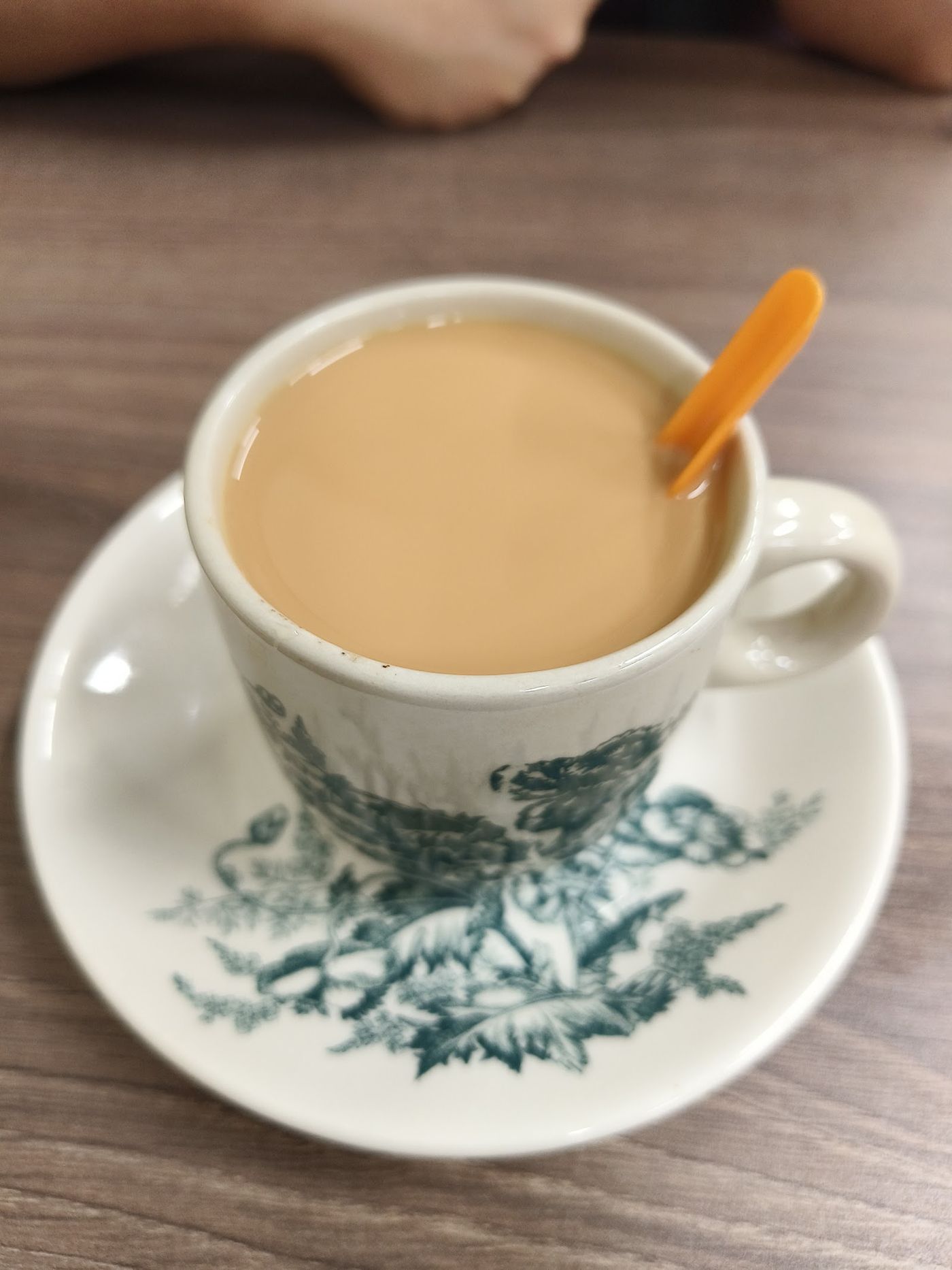 Kopitiam milk tea in a classic cup